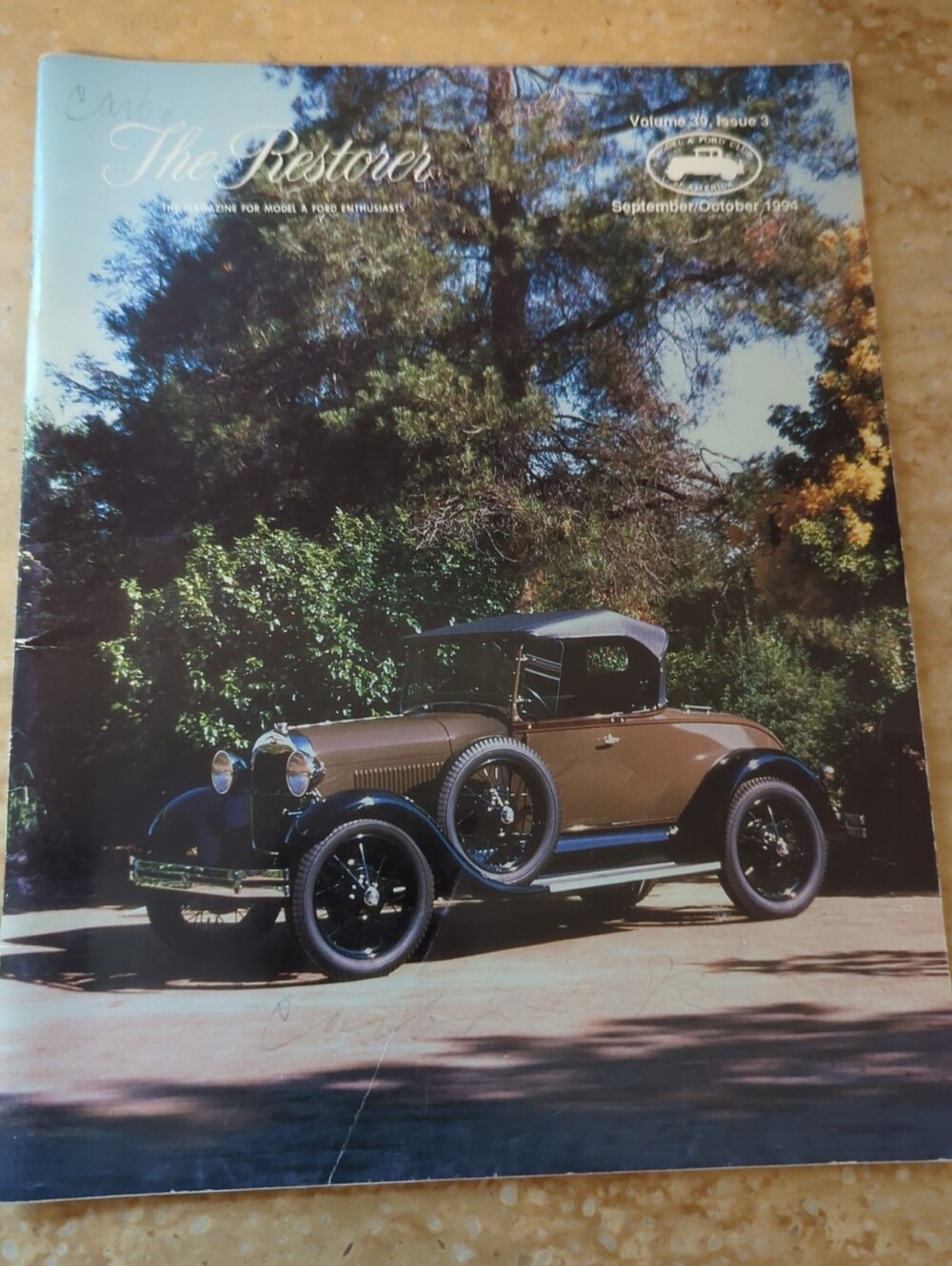 Vintage The Restorer Magazine Model A Ford Vol 39 Sept-Dec 1994